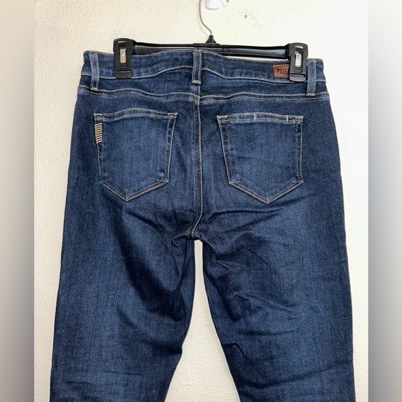 PAIGE women’s verdugo ankle distressed jeans 27 denim contemporary - Picture 6 of 7